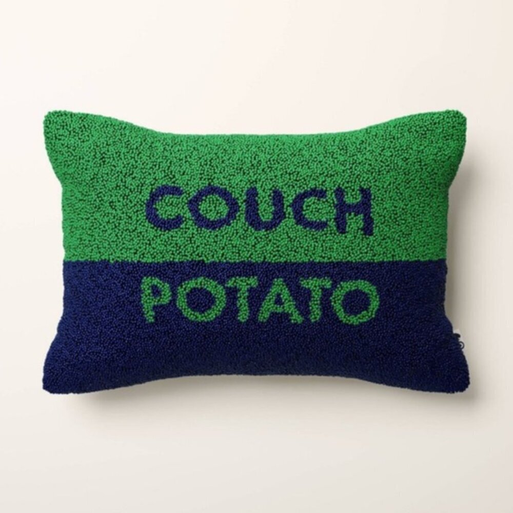 NWT Kate Spade x Target Couch Potato Beaded Rectangle Lumbar Throw Pillow